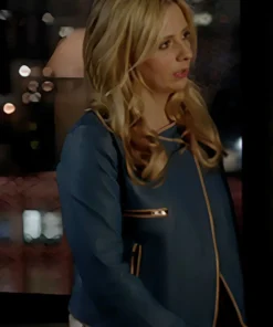 Ringer S01 Sarah Michelle Gellar Blue Jacket