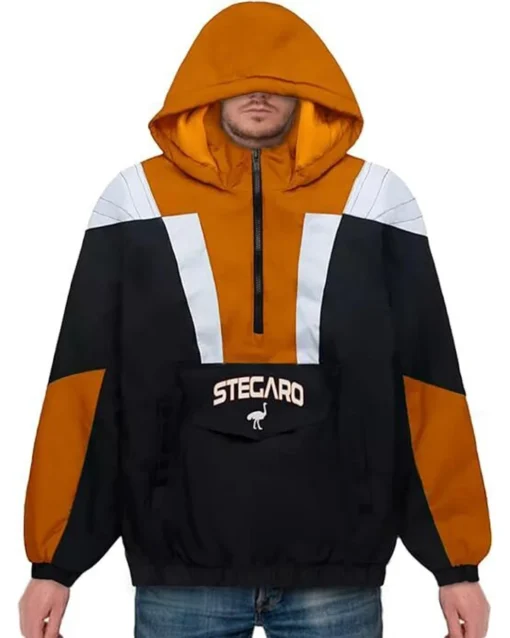 Ronin Black Orange Anorak Stegaro Jacket