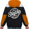 Ronin Black Orange Anorak Stegaro Jacket Back