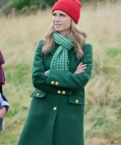 Rose Walsh Tis the Season to Be Irish Green Long Coat