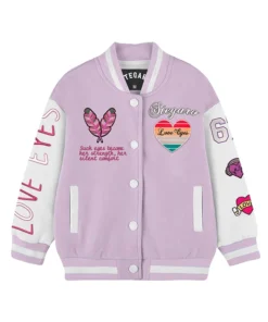 Rosie Love Eyes Stegaro Varsity Jacket