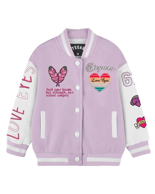 Rosie Love Eyes Stegaro Varsity Jacket