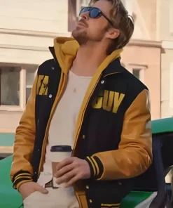 Ryan Gosling The Fall Guy Varsity Jacket Front