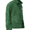 Rylee Fur Stegaro Green Jacket Side Look