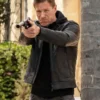 Shop Aaron Eckhart Classified Leather Jacket