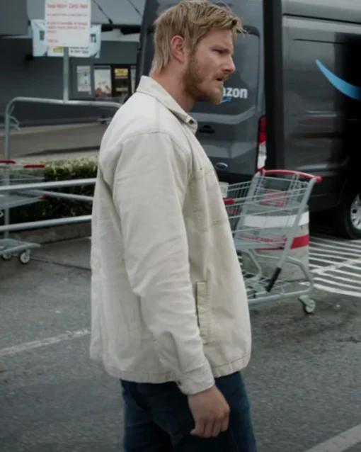 Shop Alexander Ludwig Earth Abides S01 White Jacket