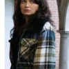 Shop Bad Sisters S02 Eve Hewson Plaid Jacket