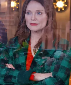 Shop The Room Next Door Julianne Moore Plaid Jacket For Sale