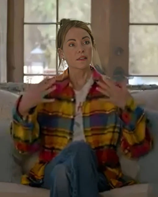 Shrinking S02 Christa Miller Plaid Shirt