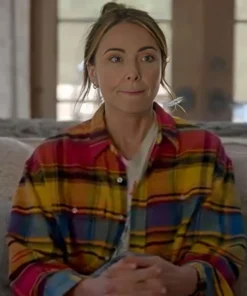 Shrinking S02 Christa Miller Plaid Shirt For Sale