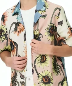 Shrinking S02 Michael Urie Sunflower Shirt For Sale