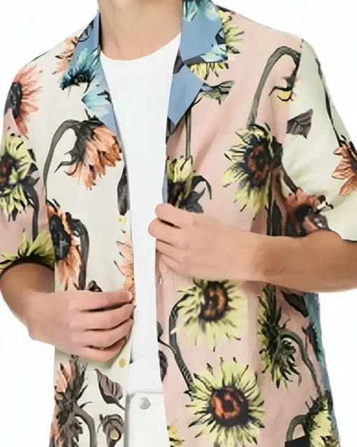 Shrinking S02 Michael Urie Sunflower Shirt For Sale