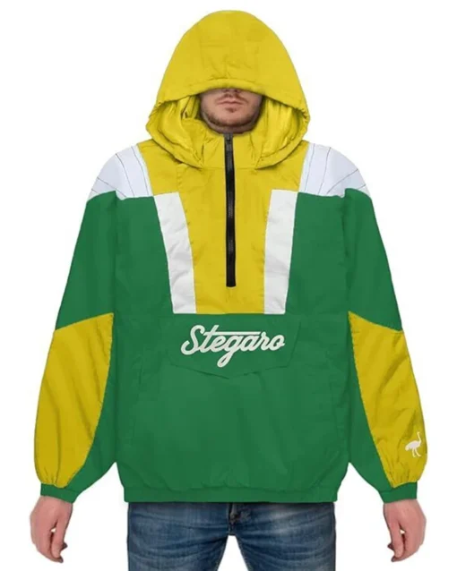 Sunny Green Yellow Stegaro Anorak Jacket