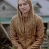 TV Series Heartland Amber Marshall Brown Leather Jacket For Women