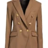 Tetona Jackson Poppas House Brown Blazer For Women