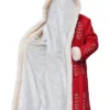 The Christmas Chronicles 2 Mrs. Claus Red Fur Collar Coat Inner