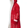 The Christmas Chronicles 2 Mrs. Claus Red Fur Collar Coat Side Look