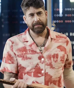 The Equalizer S05 Adam Goldberg Floral Shirt