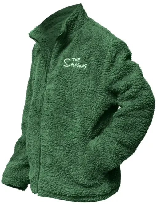 The Simpsons Homer Bush Green Jacket Side Look