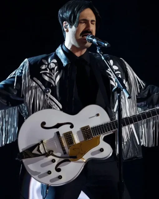 The Voice S26 Danny Joseph Fringe Leather Jacket