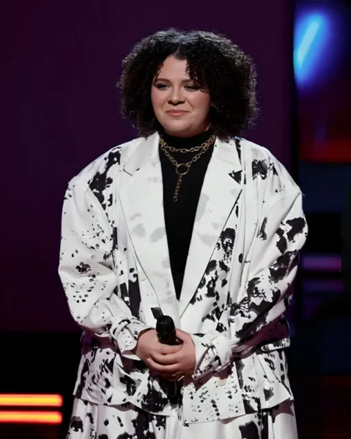 The Voice S26 Shye Printed Blazer