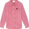 Yellowstone S05 Emily Pink Snap Button Wrangler Shirt