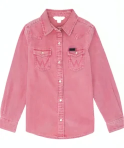 Yellowstone S05 Emily Pink Snap Button Wrangler Shirt