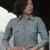 Yellowstone S05 Kelsey Asbille Floral Shirt