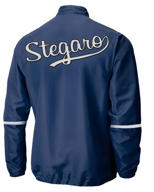 Zion Stegaro Navy Blue Jacket Back