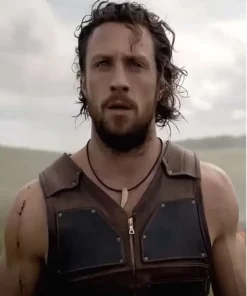 Aaron Taylor-Johnson Kraven the Hunter Leather Vest