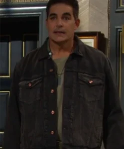 Arnold Days Of Our Lives Black Denim Jacket