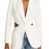 Buy Abigail Selling The City White Cut Out Blazer