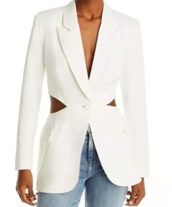 Buy Abigail Selling The City White Cut Out Blazer