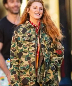 Buy It Ends With Us Blake Lively Camo Jacket