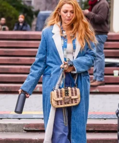 Buy It Ends with Us 2024 Blake Lively Denim Long Coat