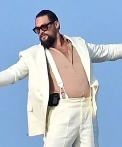 Buy Jason Momoa In the Hand of Dante White Suit