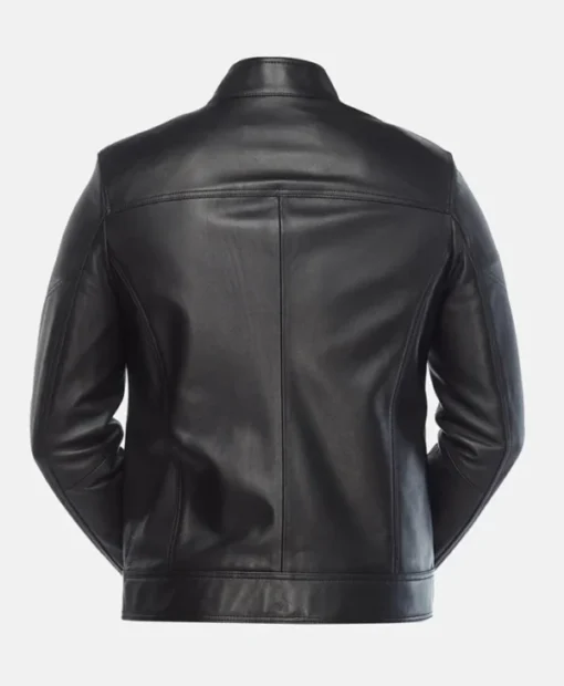 Buy Michael Black Leather Moto Jacket