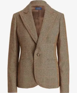 Buy Now Melinda Monroe Virgin River Plaid Tweed Blazer