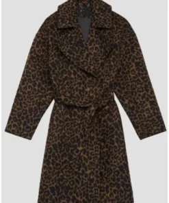 Buy Stana Katic Murder in a Small Town Print Coat