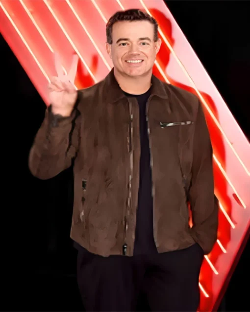 Carson Daly The Voice Suede Jacket