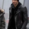 Casey Deidrick Eye Candy Black Leather Jacket