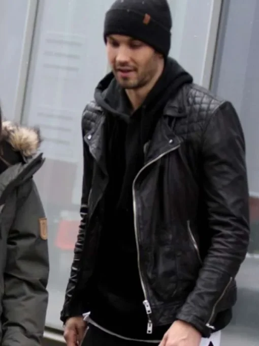 Casey Deidrick Eye Candy Black Leather Jacket