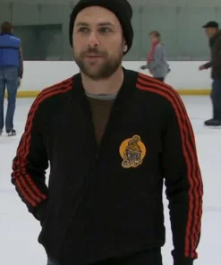 Charlie Kelly It’s Always Sunny in Philadelphia Black Varsity Jacket