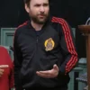 Charlie Kelly It’s Always Sunny in Philadelphia Black Varsity Jacket Front