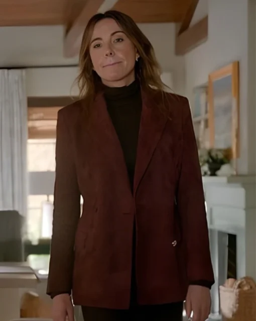 Christa Miller Shrinking S2 Suede Blazer