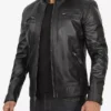 Corey Black Cafe Racer Jacket