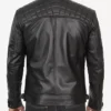 Corey Black Cafe Racer Jacket For Men