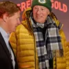 Craig T. Nelson Green and Gold Puffer Jacket