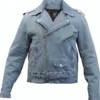 Dan Kiernan The Voice Denim Biker Jacket