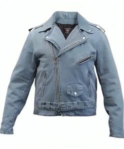 Dan Kiernan The Voice Denim Biker Jacket